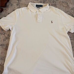 Polo by Ralph Lauren Men's Off-White Polo Shirt